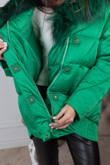 Genuine Silver Fox Premium Down Fill Coat Alaska® Outerwear Company