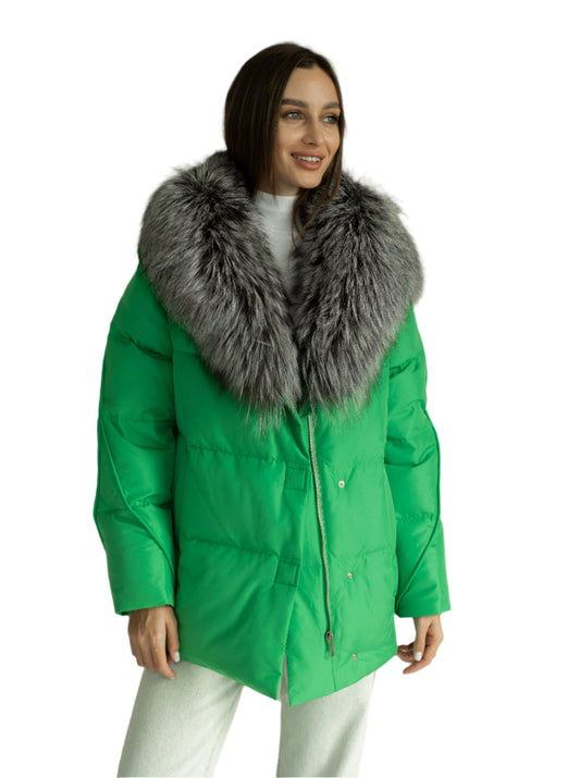 Genuine Silver Fox Down Fill Jacket Alaska® Outerwear Company