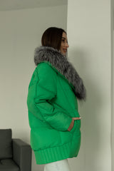 Genuine Silver Fox Down Fill Jacket Alaska® Outerwear Company