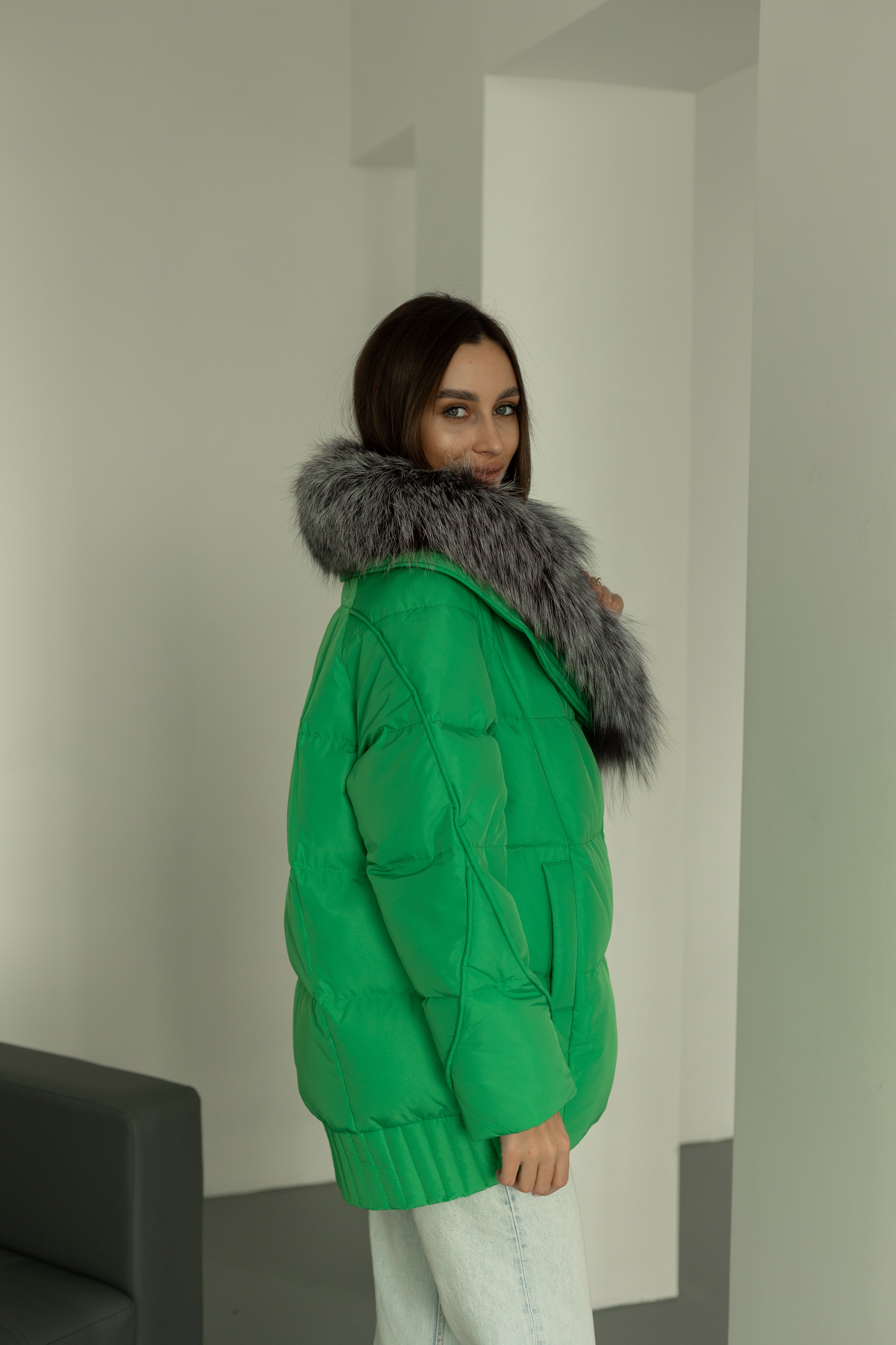 Genuine Silver Fox Down Fill Jacket Alaska® Outerwear Company