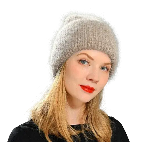 Unisex Cashmere Wool Knit Hat | Warm Winter Beanie