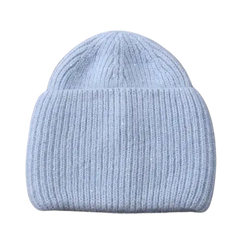 Unisex Cashmere Wool Knit Hat | Warm Winter Beanie