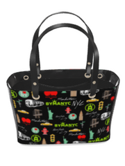 LA VIE EN ROSE Manhattan Handbag BYMANYC ® New York Vegan Elegance