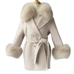 Girls' Cashmere Coat | Winter-Autumn Elegance
