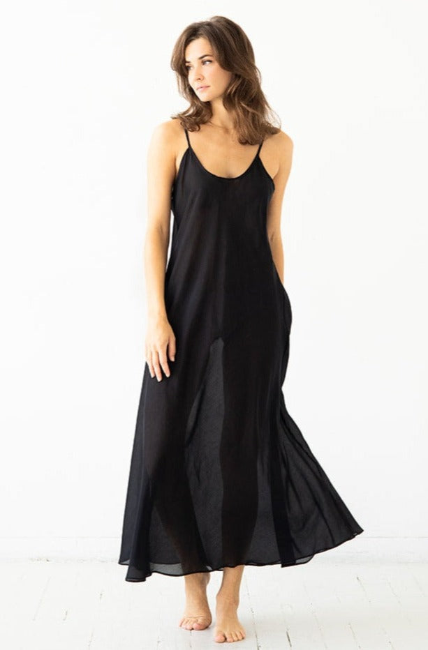 SALUA Cotton/Silk Maxi Dress Salua Lingerie