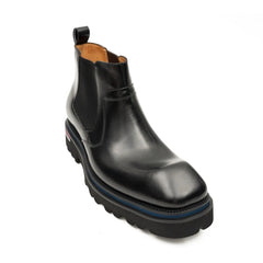 Luxury Black Leather Chelsea Boots