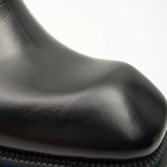 Luxury Black Leather Chelsea Boots