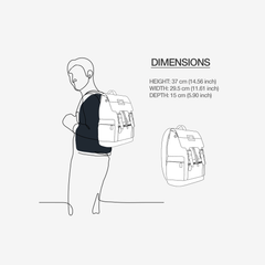 Luxury Vegan Backpack SOHO VIBE – BYMANYC ® New York Made in Italy