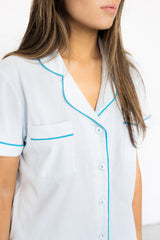 SALUA Classic Luxury Shorties Pajamas in Brushed Pima Cotton Salua Lingerie