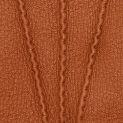 Matteo (brown) - Italian gloves made of American deerskin leather with cashmere lining