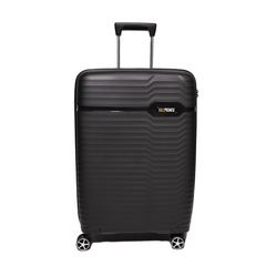 24-inch Black Hardcase Roller Luggage with 360° Wheels & TSA Lock Sole Premise