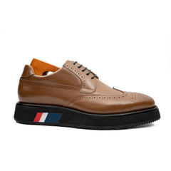 Men's Leather Platform Shoe