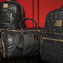 Monogram Leather 3 Bag Set (Signature Backpack, Commuter and Duffle Bag)