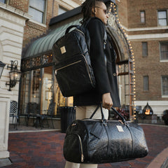 Black Monogram Leather Duffle Bag (150 Made) Sole Premise