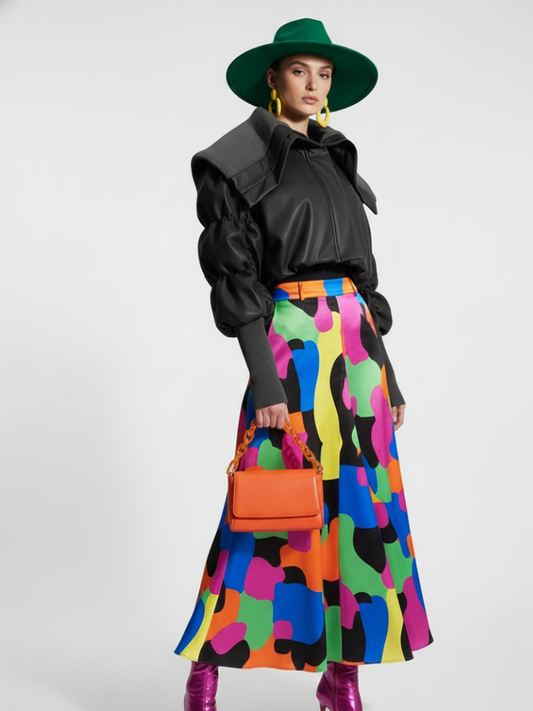 Motorcycle Leather Puff Sleeve Jacket MEATPACKING BYMANYC ® New York