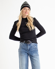 Must Have Lace Mock Neck