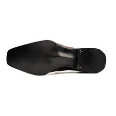 Nile Croc Buckle Wingtip Derby