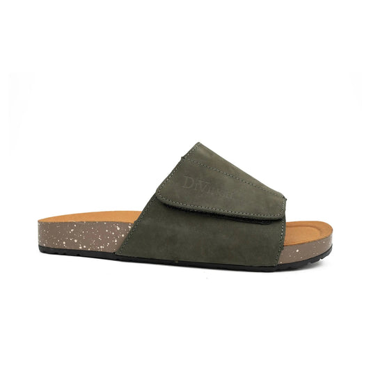 Olive Green Single - Strap Slides