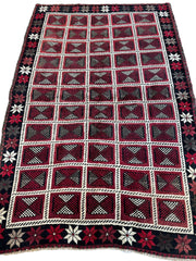 Hand-knotted Persian Tribal Khorramabad Wool Rug 4’3” x 6’10” Rugistan