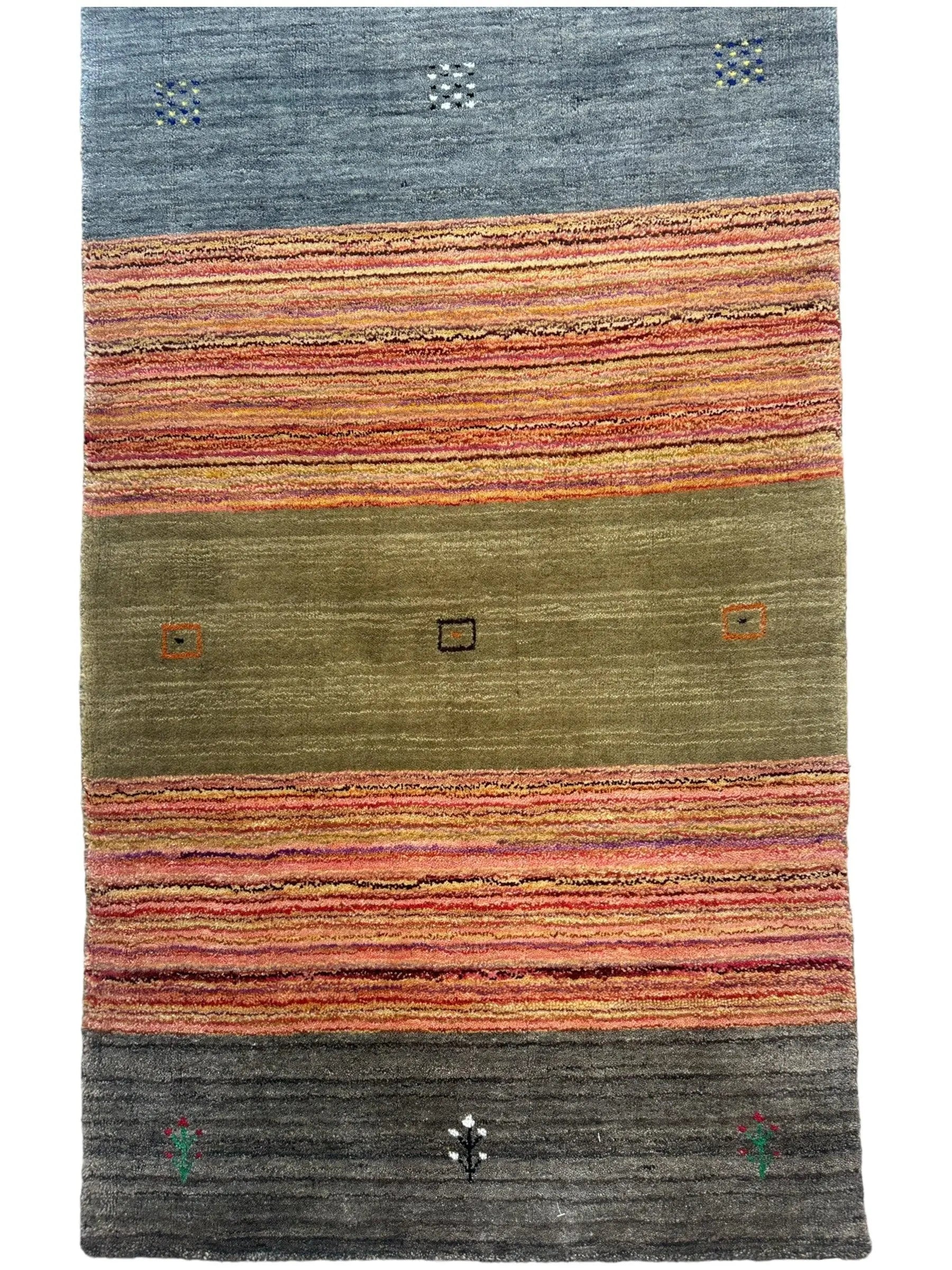 Hand-loomed Indo-Gabbeh Runner Rug 2’7” x 11’4” Rugistan