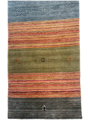 Hand-loomed Indo-Gabbeh Runner Rug 2’7” x 11’4” Rugistan