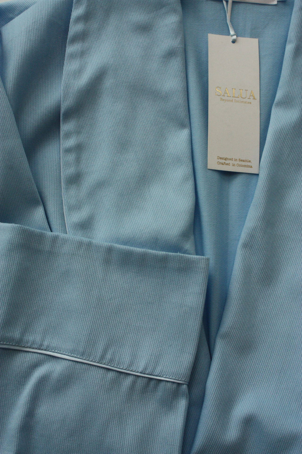 Classic Cotton Pique Robe 39" Salua Lingerie