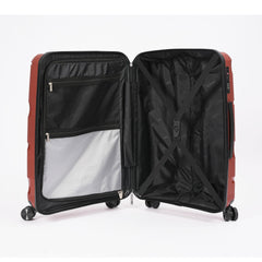 Red Hardcase Roller Luggage Set (28', 24' and 20') Sole Premise