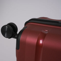 28-inch Red Hardcase Roller Luggage with 360° Wheels & TSA Lock Sole Premise