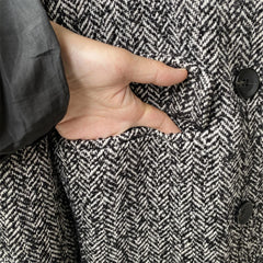 Women's Wool Coat with Long Sleeves