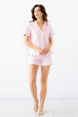 SALUA Classic Luxury Shorties Pajamas in Brushed Pima Cotton Salua Lingerie
