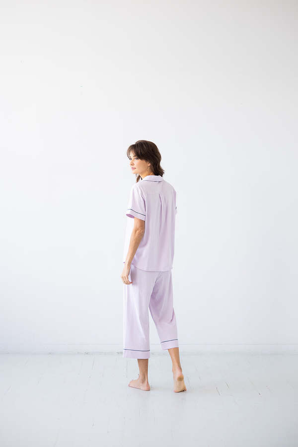 SALUA Classic Capri Pajamas in Pima Cotton Salua Lingerie