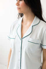 SALUA Classic Luxury Shorties Pajamas in Brushed Pima Cotton Salua Lingerie