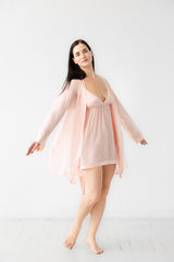 Salua Classic Chiffon Robe Salua Lingerie