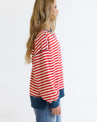 Saturday Stripe Crew