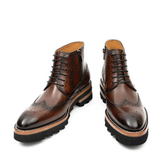 Side - Zipper Martin Boots Coffe