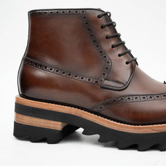 Side - Zipper Martin Boots Coffe