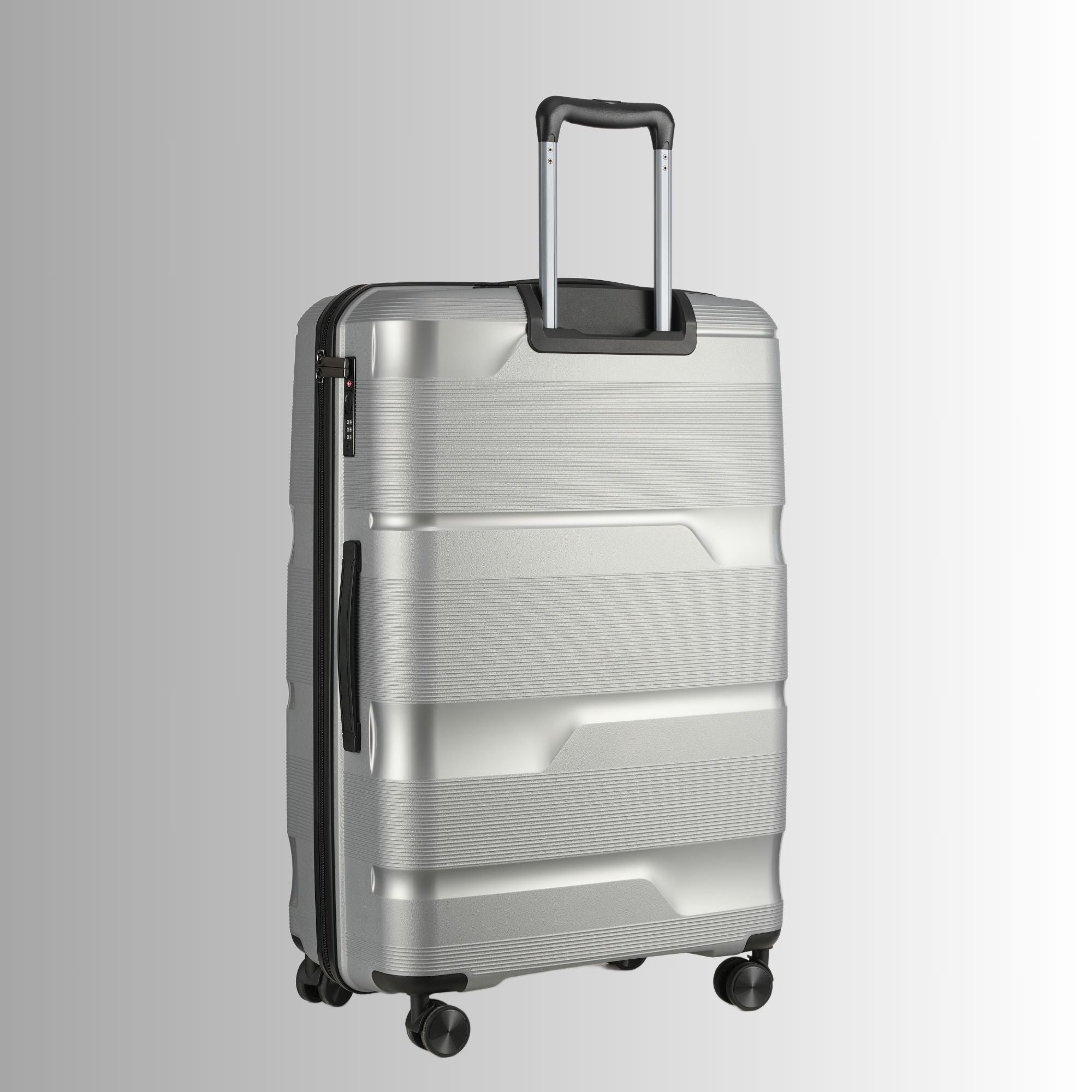 Silver Hardcase Roller Luggage Set (28', 24' and 20') Sole Premise