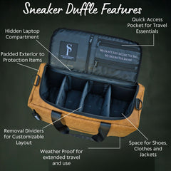 Brown Leather Sneaker Duffle Sole Premise
