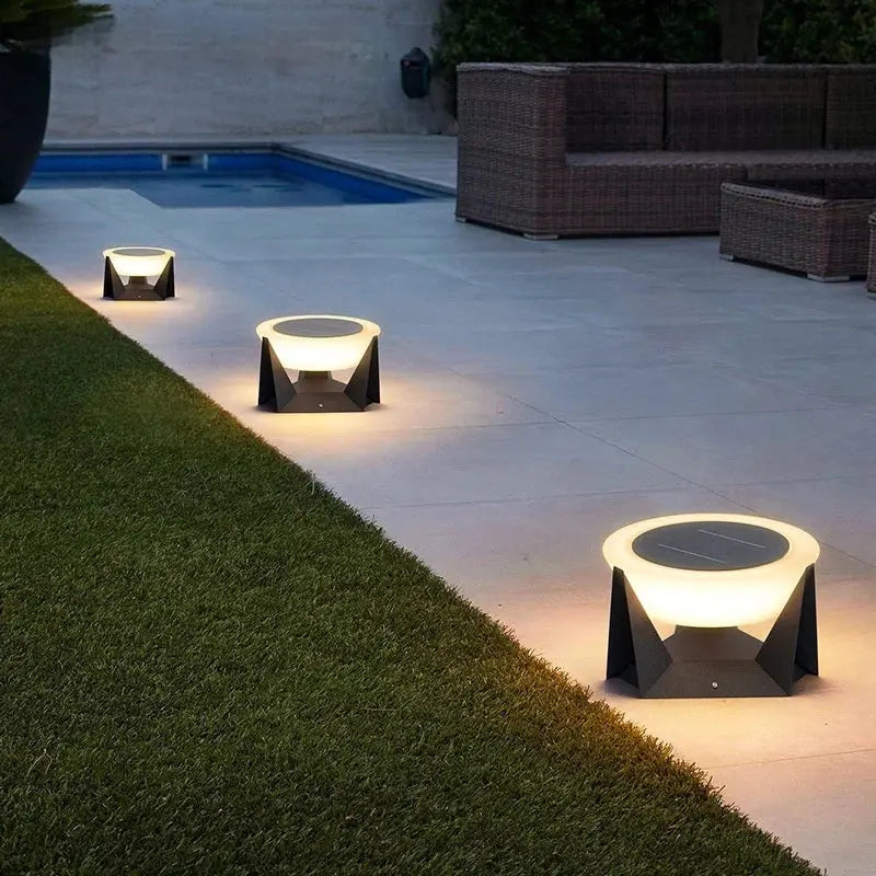 Solar Pillar Lamp | Eco-Friendly Outdoor Lighting
