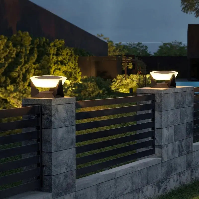 Solar Pillar Lamp | Eco-Friendly Outdoor Lighting