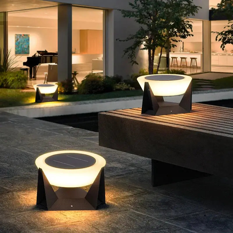 Solar Pillar Lamp | Eco-Friendly Outdoor Lighting