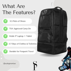 Sole Premise Carry-On Bag For Shoes, Clothes, Laptop And Camera (Only 300 Made)