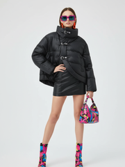 Statement Buckle Puffer Jacket CHELSEA BYMANYC ® New York