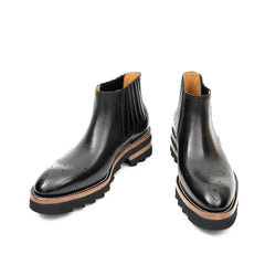 Thick - soled Chelsea Boots Black