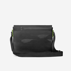 Vegan Urban Stripe Messenger Bag 16” | BYMANYC ® New York Downtown Edge