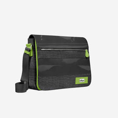 Vegan Urban Stripe Messenger Bag 16” | BYMANYC ® New York Downtown Edge