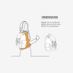 Violet & White Couture Eco Backpack – BYMANYC ® New York (Handmade in Italy)