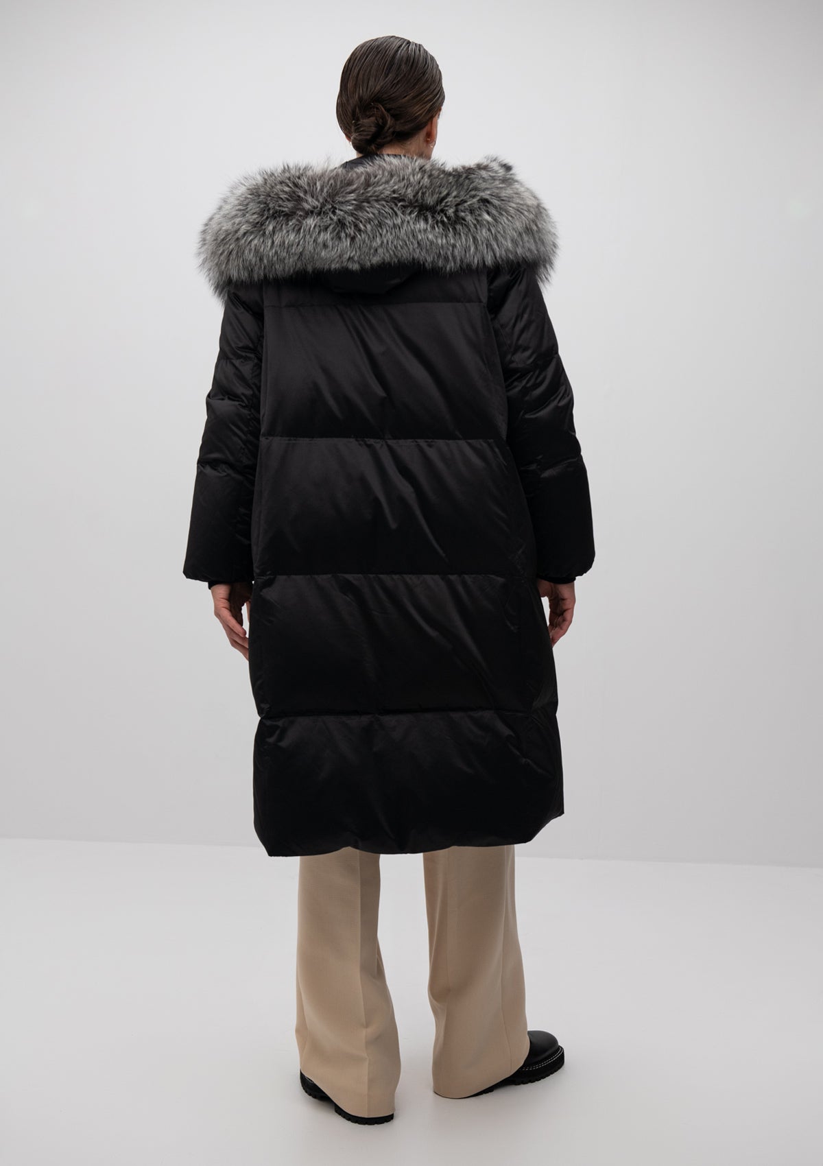 Charlotte Genuine Silver Fox Down Parka Alaska® Outerwear Company