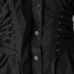 Waist-Tied Irregular Shirt, Hudson Yards | Women - BYMANYC ® New York