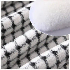 Women's cashmere coat with natural fox fur collar Family Shopolf